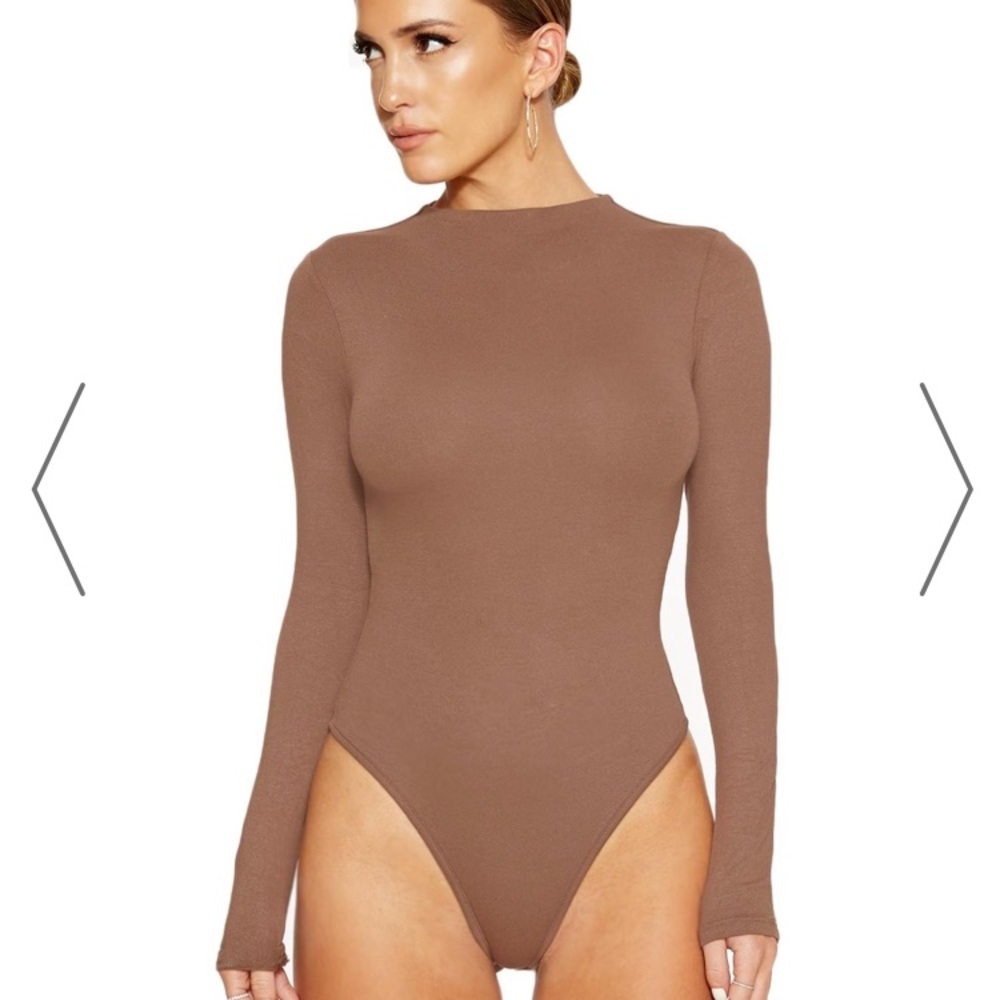 Naked wardrobe long sleeve bodysuit